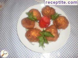 Meatballs-bites of caviar Niki Meatballs-bites of caviar Niki