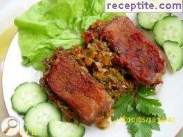 Meat with spring vegetables Meat with spring vegetables