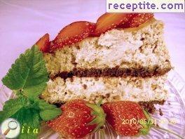 Strawberry-chocolate cheesecake Strawberry-chocolate cheesecake