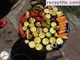 Vegetable skewers