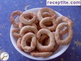 Bagels with sesame and cheese