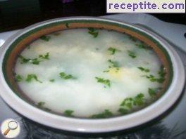 Soup with cheese Soup with cheese
