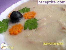 White chicken porridge