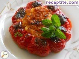 Stuffed vegetables with beans