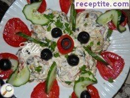 Salad of roasted zucchini and eggplant Salad of roasted zucchini and eggplant