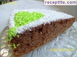 Cake with coconut
