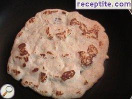 Salted pancake with oat bran