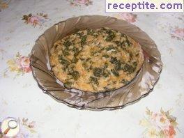 Spinach with soup thickener
