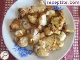 Crispy fried cauliflower