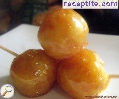 Caramel puffs Caramel puffs