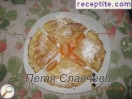 Pancakes with mandarin juice Pancakes with mandarin juice