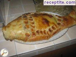 Stuffed carp in dough - II type