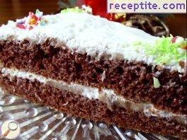 Layered cake in Gabrovo Layered cake in Gabrovo