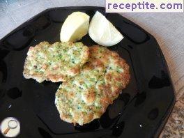 Chicken meatballs with broccoli