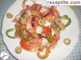 Tomato salad with tuna Niki Tomato salad with tuna Niki
