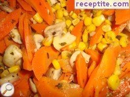 Steamed carrots