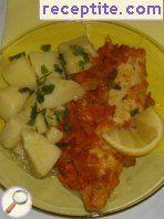 Steamed fish with vegetables Steamed fish with vegetables