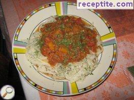 Spaghetti with tuna Italian