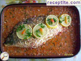 Stuffed carp oven Stuffed carp oven