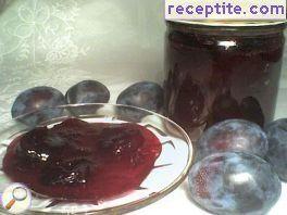 Baked jam, plum
