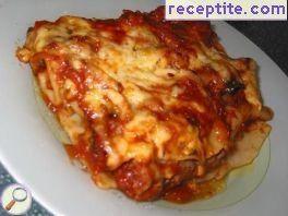 Baked cannelloni with meat