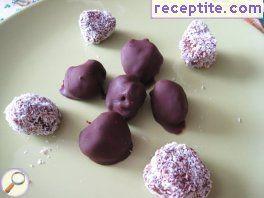 Orange chocolate truffles