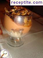 Condensed milk with fruits and nuts