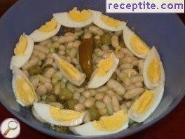 Egyptian bean salad