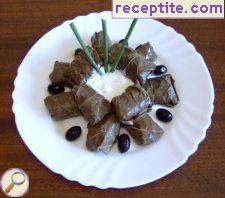 Dolmas vine leaves - II type