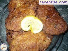 Breaded cutlet gardening