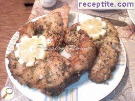 Fried catfish with tomatoes