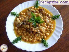 Hragma - veal shanks with chickpeas