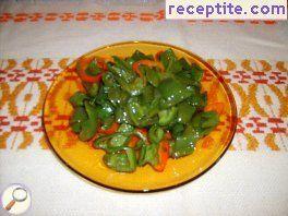 Fried green peppers Chinese