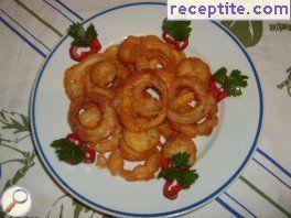 Fried onion rings