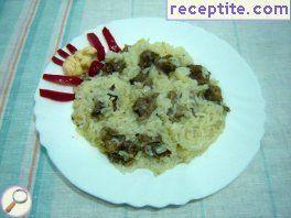 Chicken gizzards rice