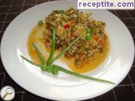 Vegetable paella