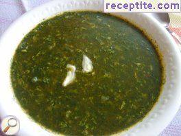 Thick nettle soup
