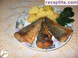 Fried mackerel