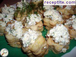 Volost with feta cheese and walnuts