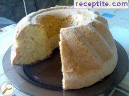 Sponge cake with lemon
