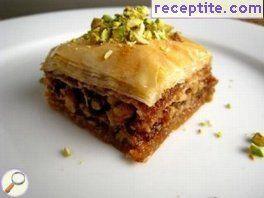 Baklava with apples