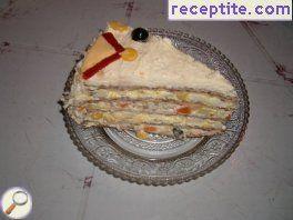 Pancake layered cake Vanessa