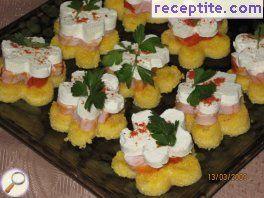 Appetizer of polenta