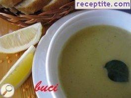 Cream soup of red lentils - III type