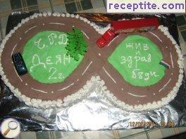 Much festive layered cake