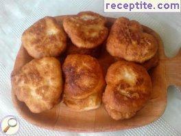 Mekitsi of readymade dough Mekitsi of readymade dough