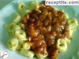 Tortellini with tomato sauce Tortellini with tomato sauce