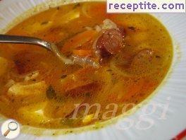 Winter soup debartsini