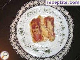 Roasted chicory with ham