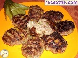 Cutlets with vegetables in BBQ
